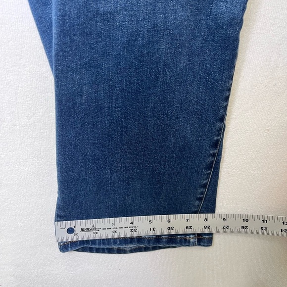 Lane Bryant Flex Magic High Rise Straight Jeans Womens 22W Plus Blue Denim 2222 - Picture 7 of 9